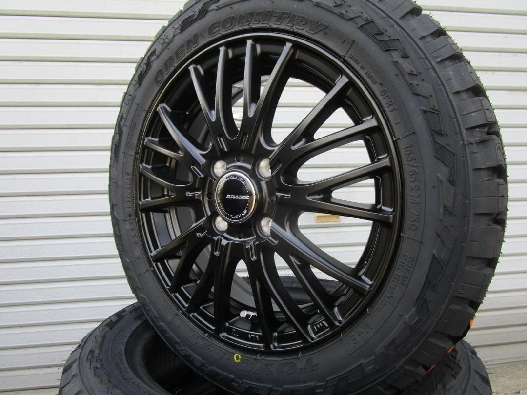 新品セット TOYOオープンカントリー 155/65R14☆軽バン・軽トラ