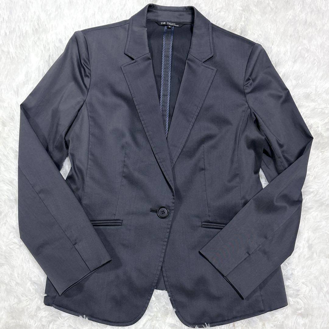 美品　23区　パンツスーツ　グレー　セットアップL M 1B ビジネス　人気商品