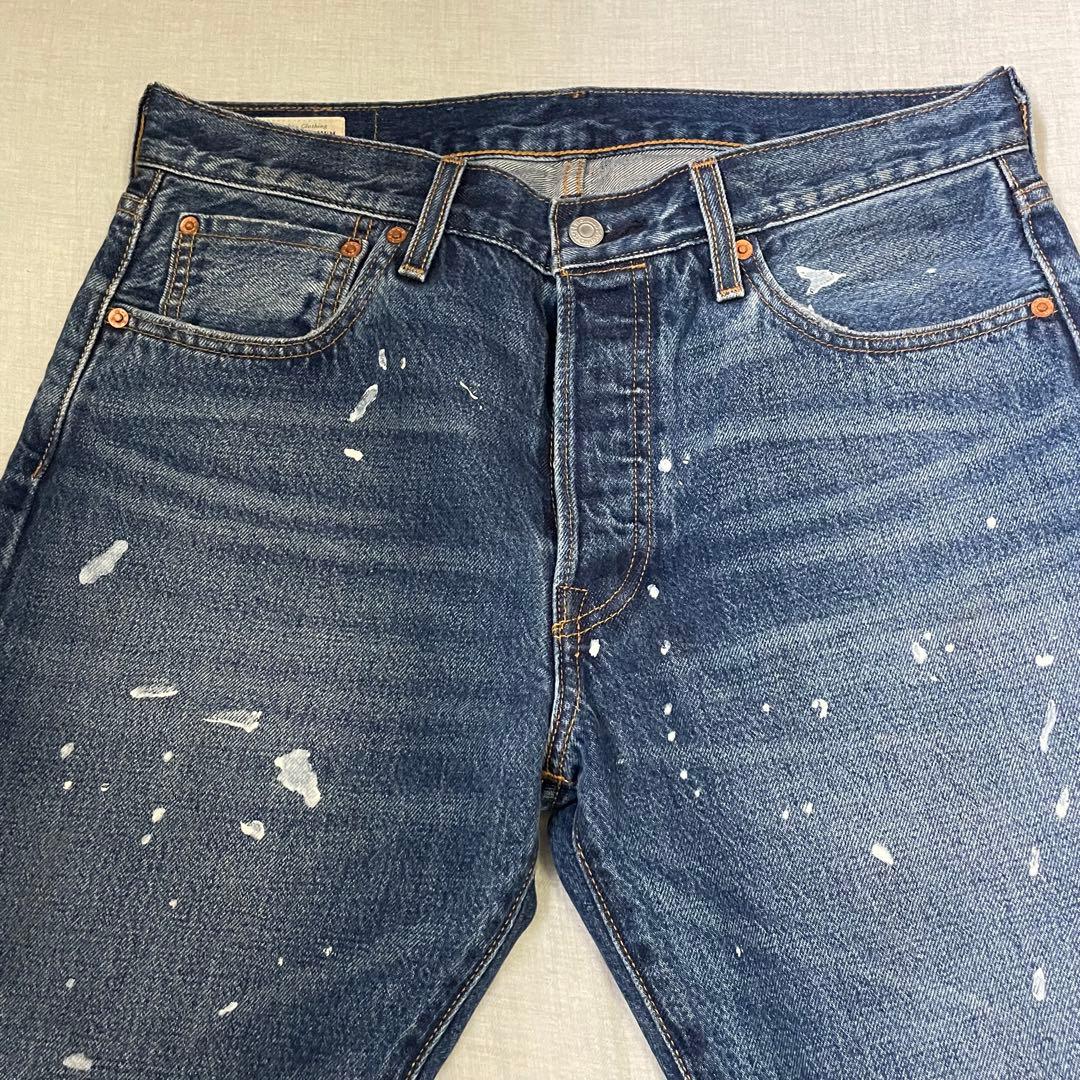 【人気】リーバイス ジャーナルスタンダード 別注 501 W32 L28 ペンキ
