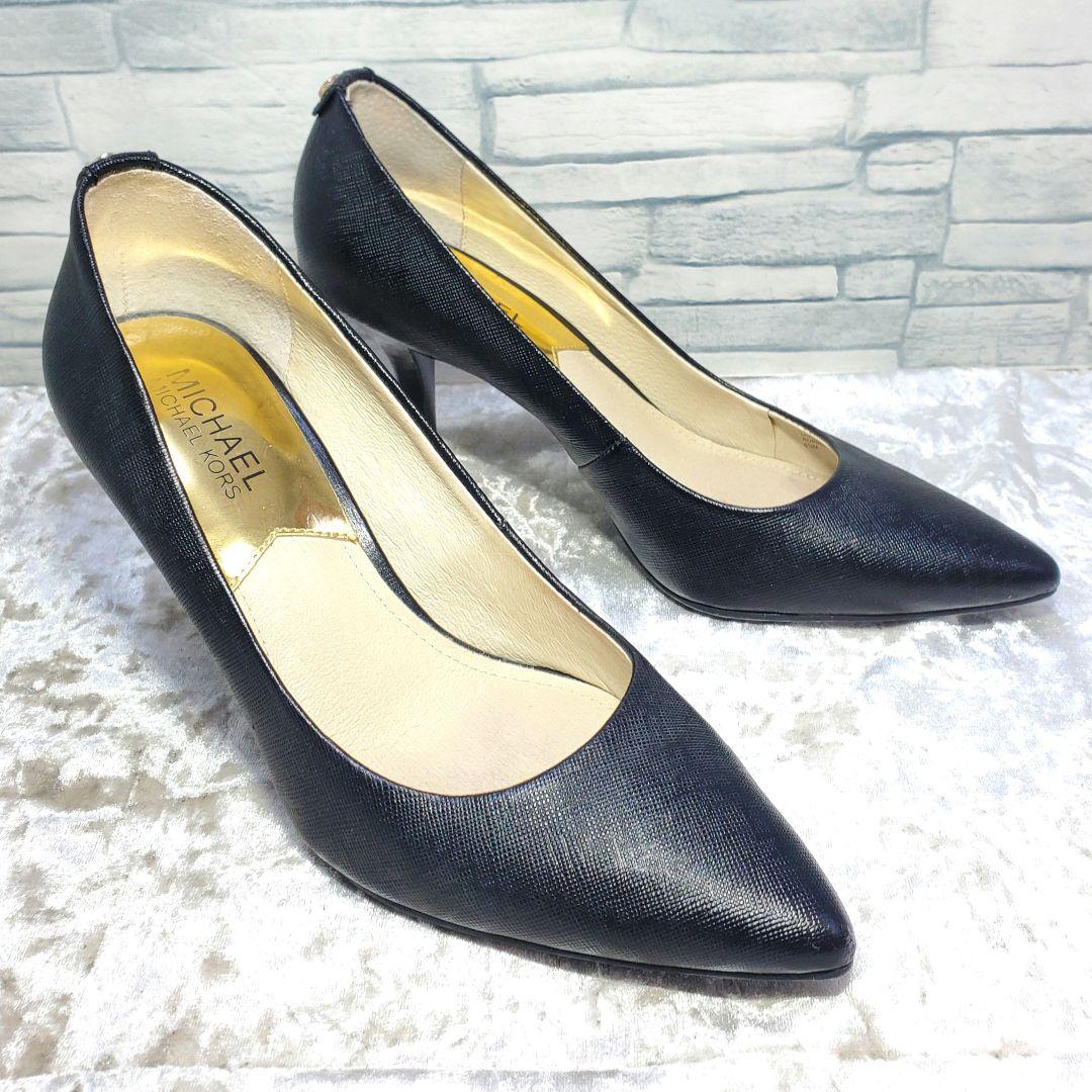 【美品】✨MICHAEL KORS 23.5cm パンプス 黒 6.5M