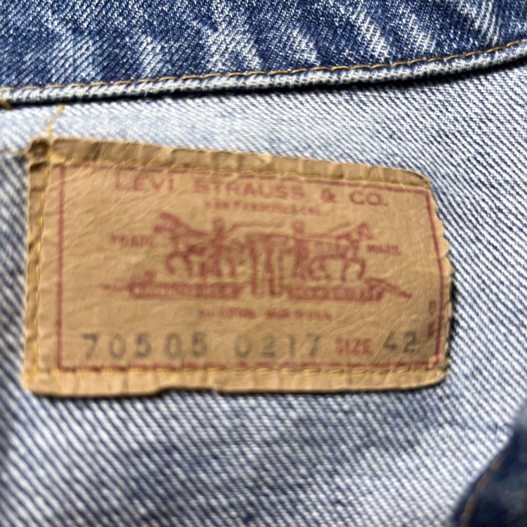 Levi's デニムジャケット 70505-0217 サイズ42
