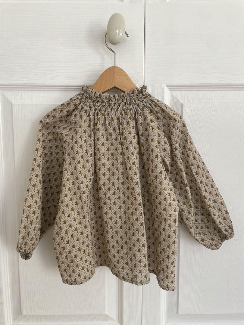 トップス 3Y soor ploom Imelda Blouse leaf print
