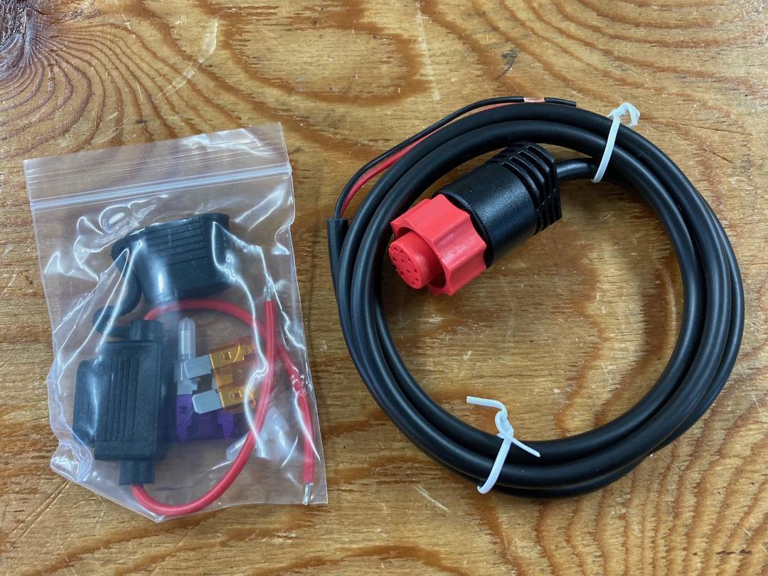 ローランス HDS エリート フック 用電源ケーブル (2-wire) レッド