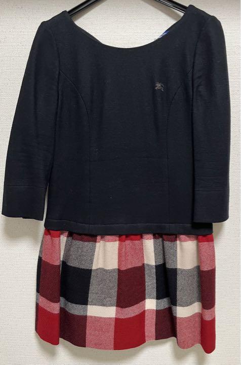 セール価格公式 バーバリーブルーレーベル ワンピース 38◇バーバリー