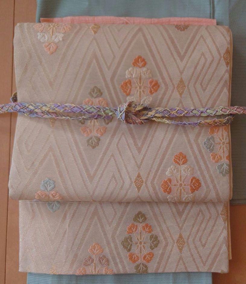 定番のお歳暮 新品未使用しつけ付き極美品】絽の色無地フルセット 化繊 縫い紋 着物・浴衣