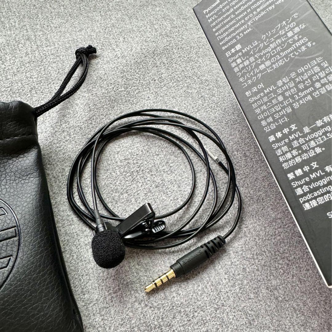 Shure シュア MVL3.5MM MVL無指向性コンデンサーラベリアマイク