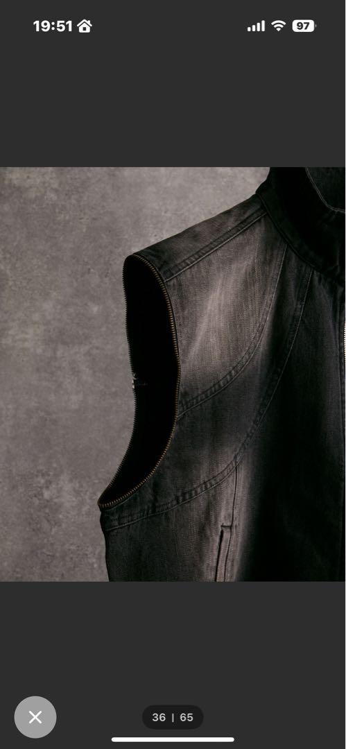 3way zip sleeve blast denim blouson - メルカリ