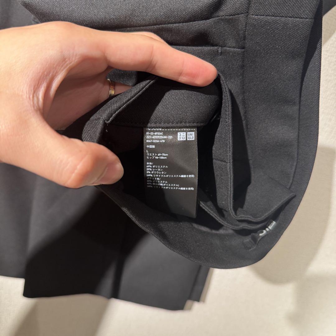 UNIQLO C オーバーサイズジャケット、タックワイドパンツ セットアップ