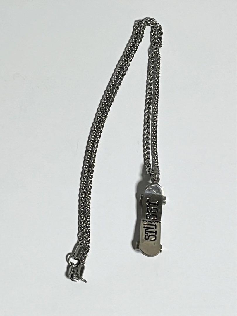 ご理解の上ご購入願いますSTUSSY skate necklace スケート ネックレス