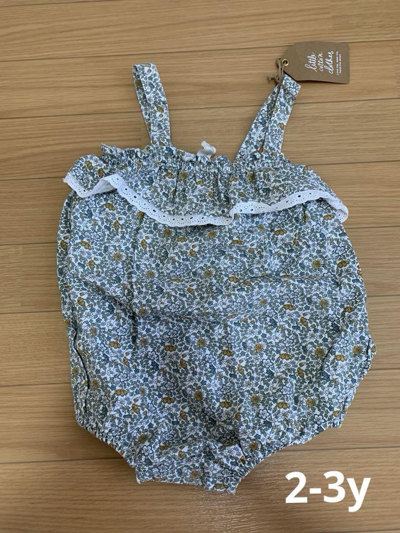 Little Cotten Clothes ロンパース　2-3y