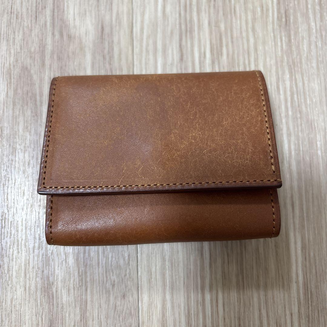 【25％OFF】 レザー lemima 三つ折り財布 メルカリ - ブラウン 小物