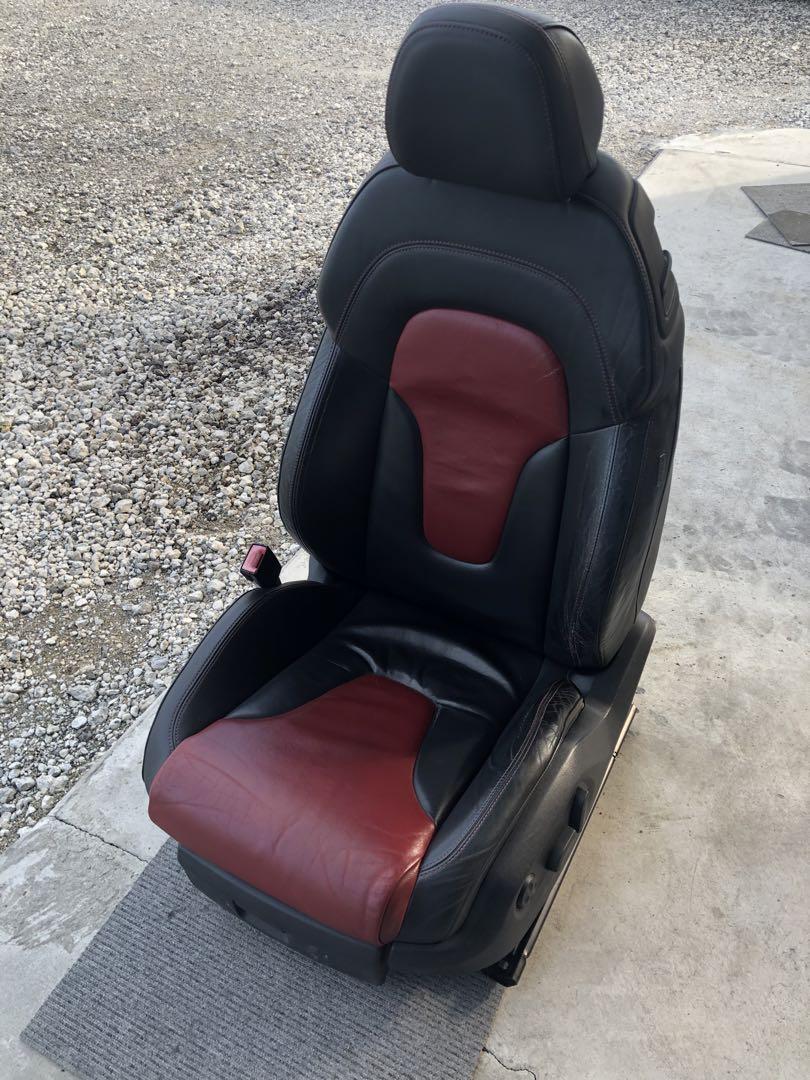 アウディ　TTS TT 8J 左ハンドル　運転席　シート　フロントシート　革