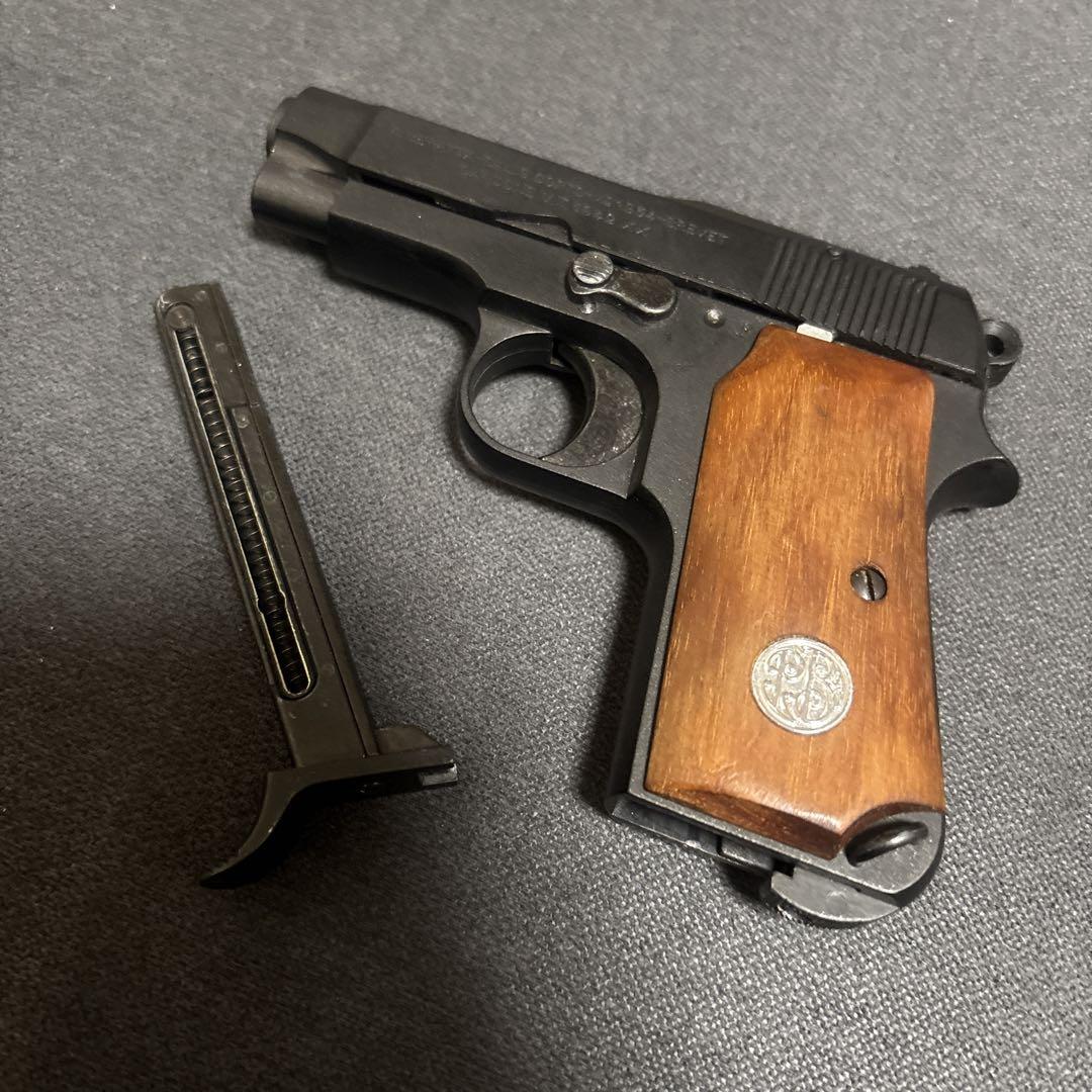 最終値 タナカ ベレッタM1934 木製グリップ　ガスブローバックガン ジャンク