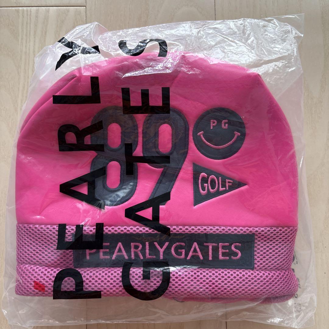 【新品未使用】PEARLY GATES アイアン用ヘッドカバー ピンク