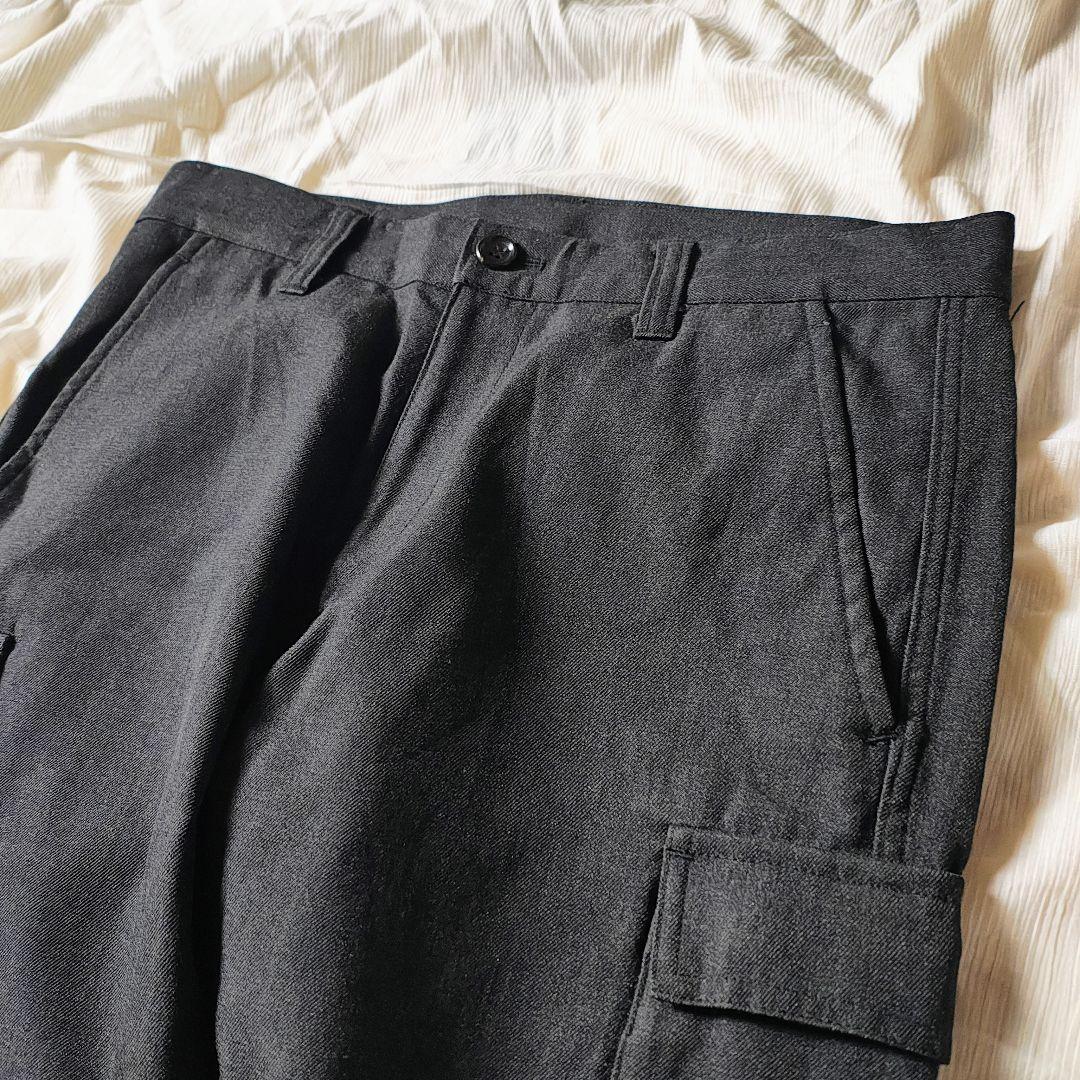 AD2003 コムデギャルソンオム ワイドカーゴパンツ ウール AD2003 コムデギャルソンオム ワイドカーゴパンツ ウール
