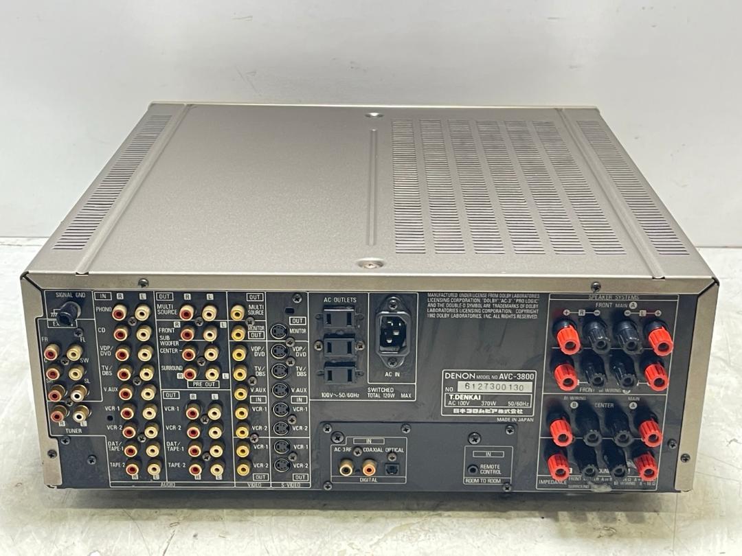DENON AVC-3800 定価23万！ AVアンプ プリメインアンプとしても