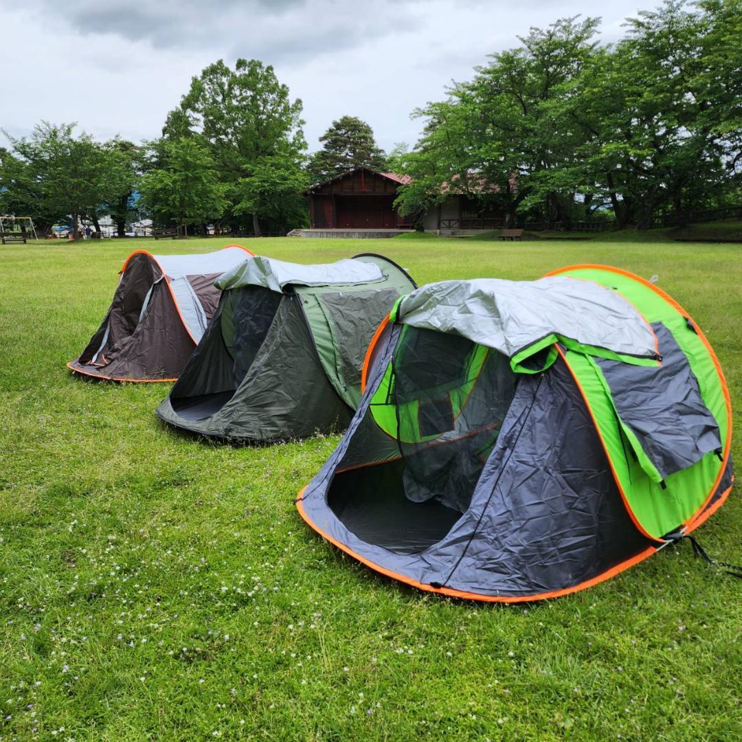 限定セールをすべて 1秒開閉テント♪ オレンジ&グレー BBQ キャンプ アウトドア テント・タープ