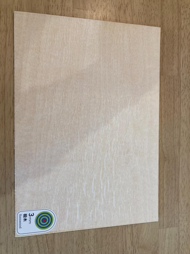 【レーザーカッター/木板】xTool 3mm Basswood (56 pcs)