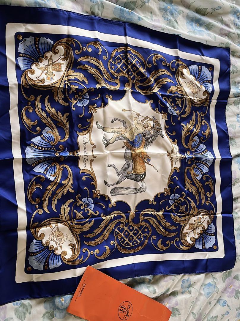 HERMES エルメス カレ90 シルクスカーフ トルコの馬