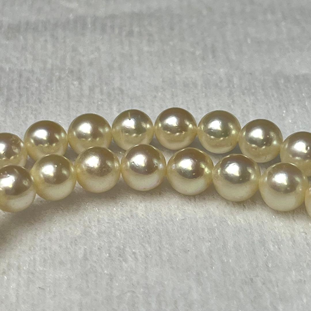 タサキ アコヤ真珠 パール ネックレス 6.5-7.0mm SILVER