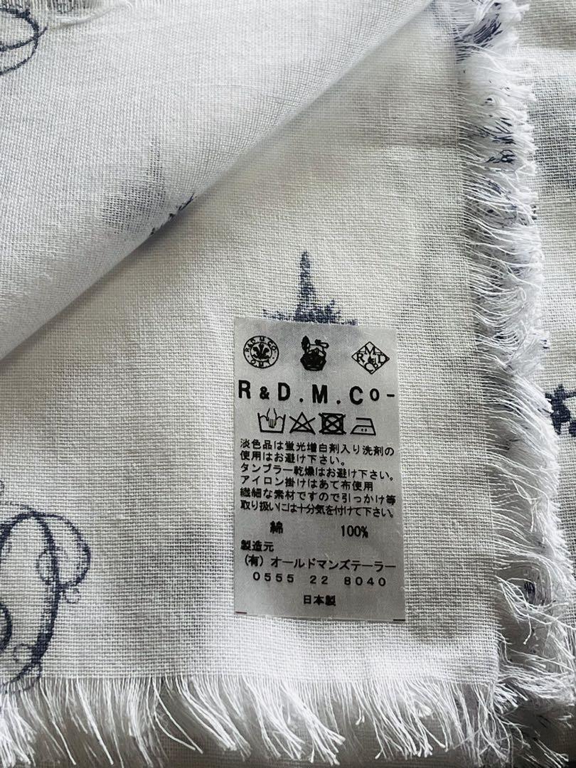 R&D.M.Co. ストール オールドマンズテーラー　モノグラム