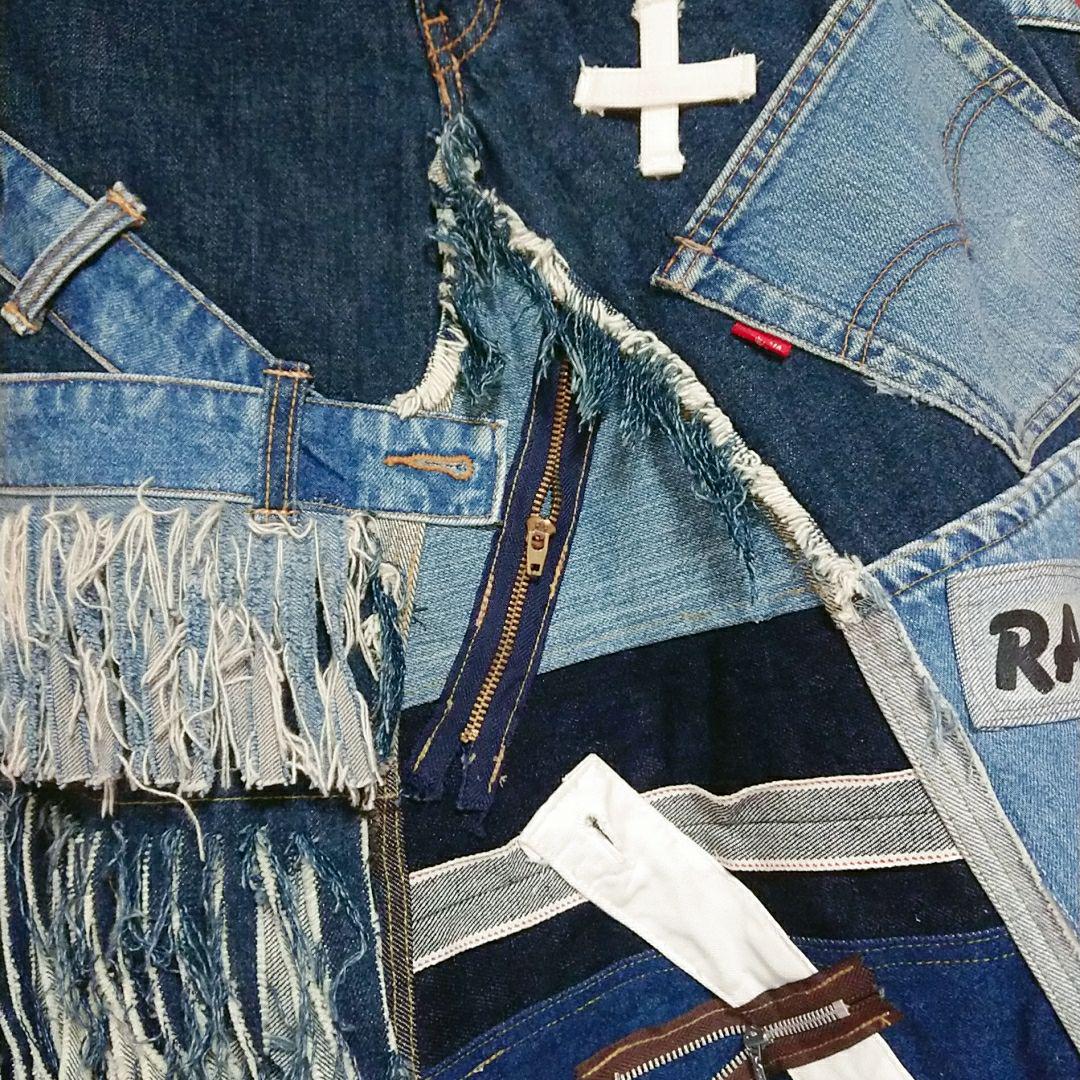 大得価人気 Levi's スカート デニムフリンジ PlYzv-m59277682933 リメイクデニム NEW好評