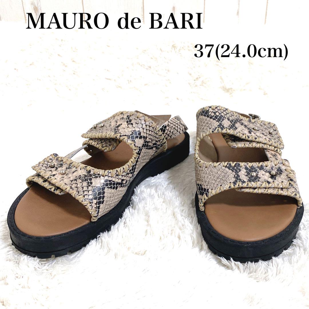 MAURO de BARI マウロディバリ 別注サンダル コンフォート パイソン