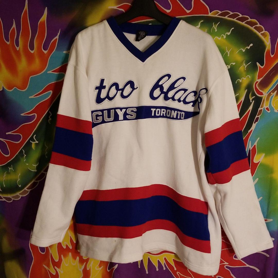 Too black guys toronto jersey 【90s Vin】-