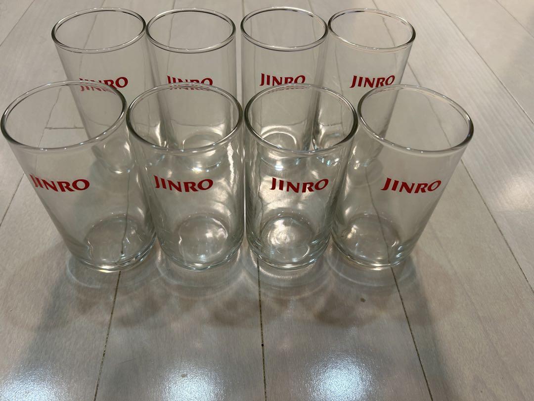 JINRO ガラスグラス 8個セット