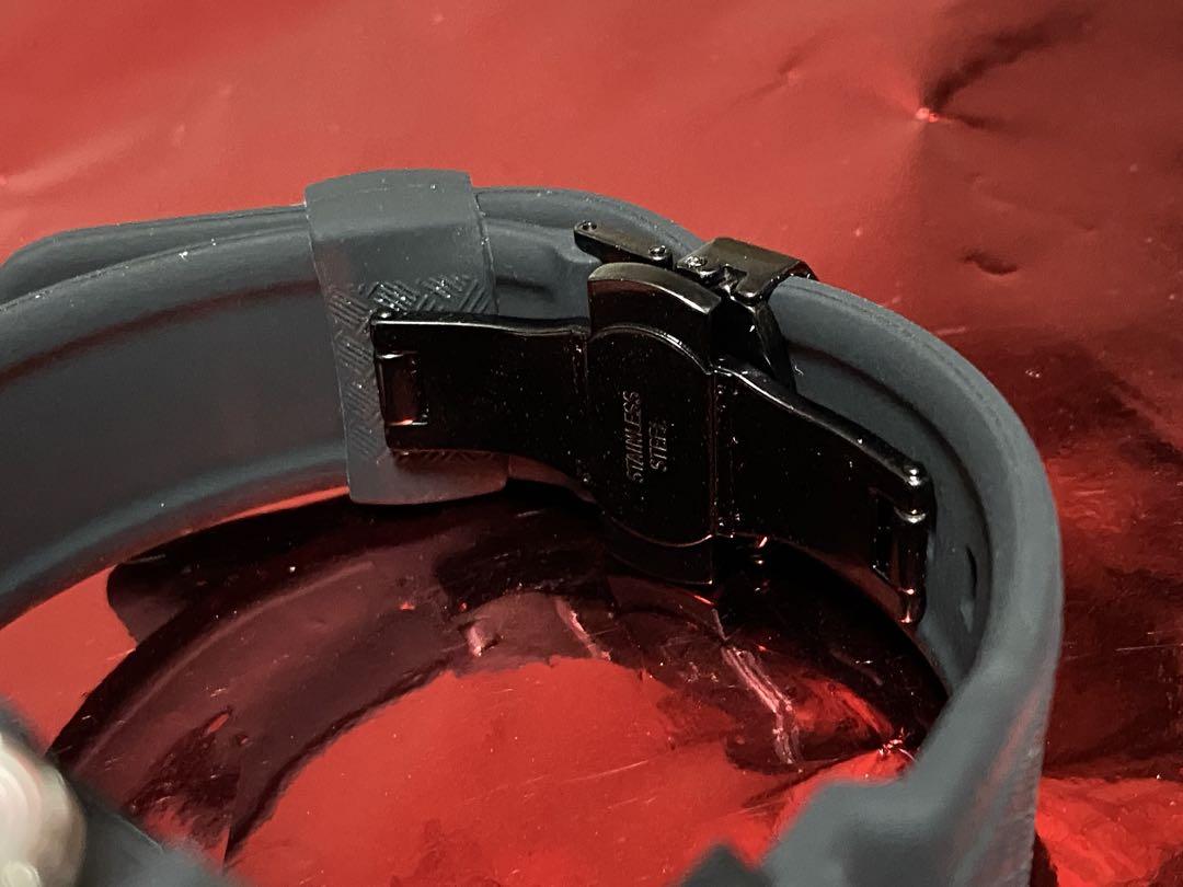 Watchカバーケースアップルウォッチラバーベルトバンド