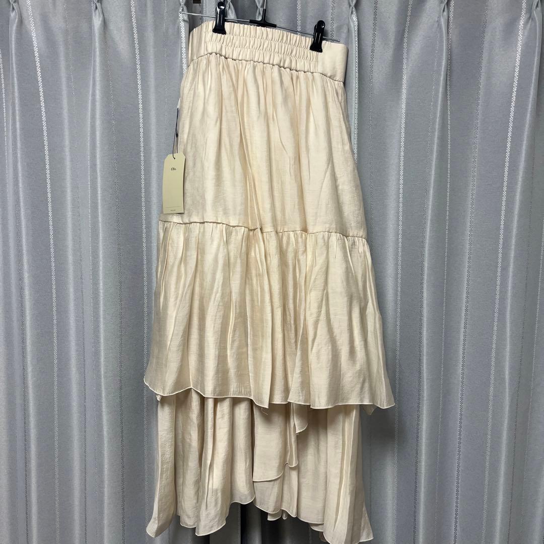 olu. シアーランダムティアードスカート olu. シアーランダムティアードスカート