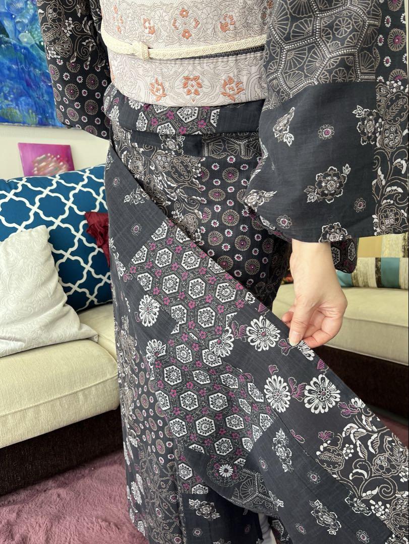 綿麻着物（浴衣としてもOK）