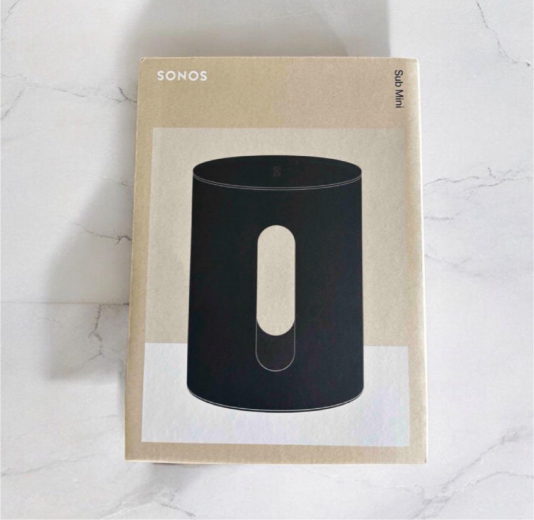 全品送料0円 新品未開封]Sonos sub mini Black - メルカリ スピーカー・ウーファー