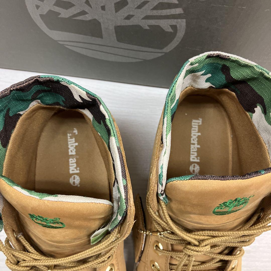 Timberland ティンバーランド 迷彩柄 ハイカットスニーカー 25