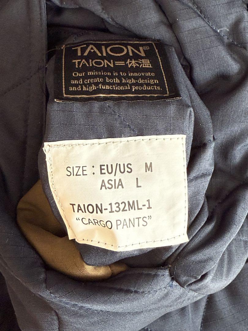 TAION ダウン　カーゴパンツ