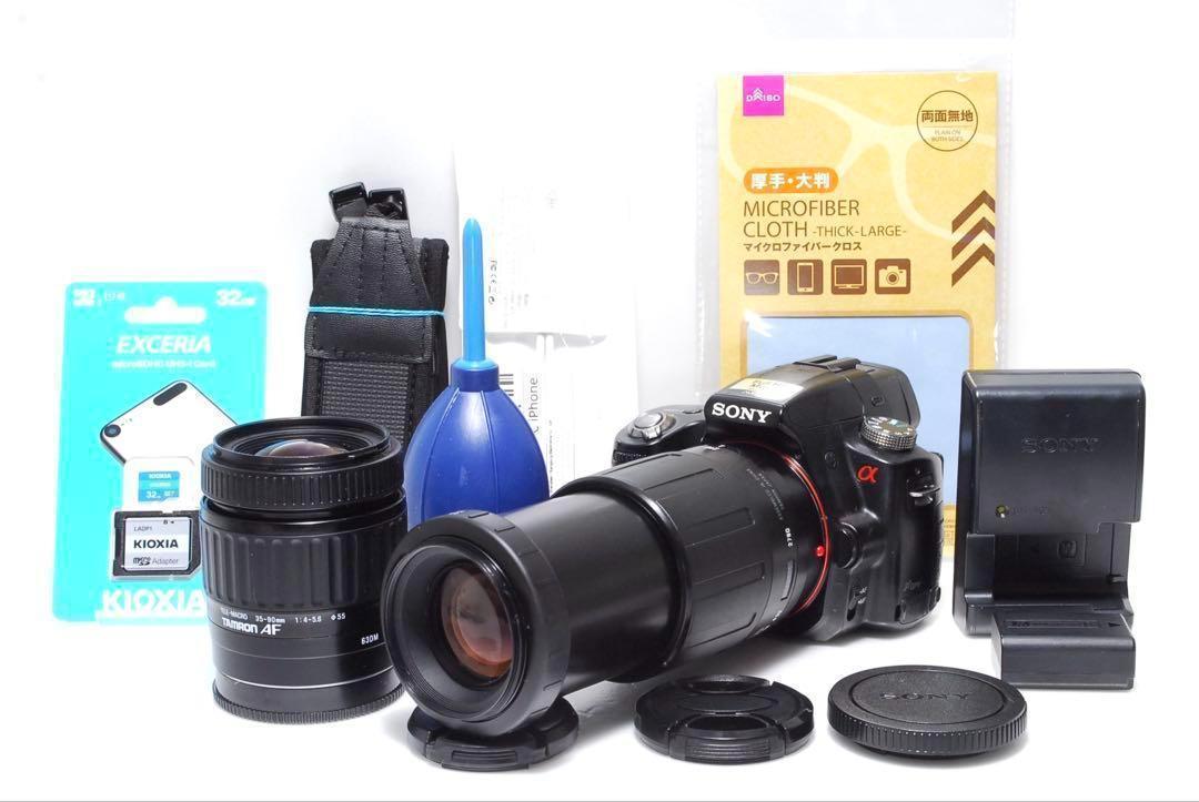 ✨訳あり特価で超オトク✨SONY α55 ソニー✨ダブルレンズ✨入門モデル ✨入門モデル✨SONY α55✨ダブルレンズ✨✨スマホ転送OK✨ソニー