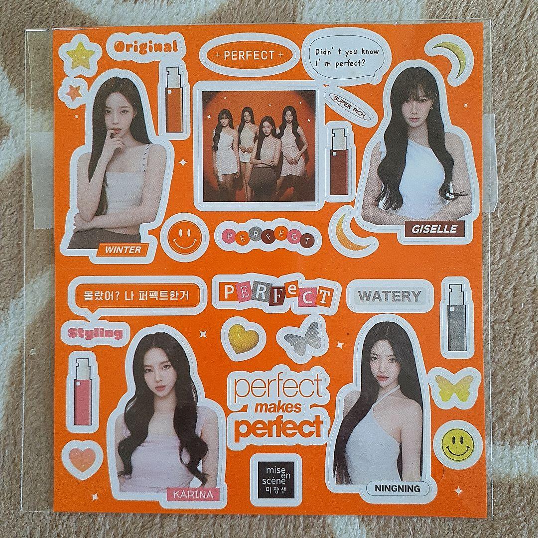 未使用ステッカー KPOP aespa エスパ - メルカリ