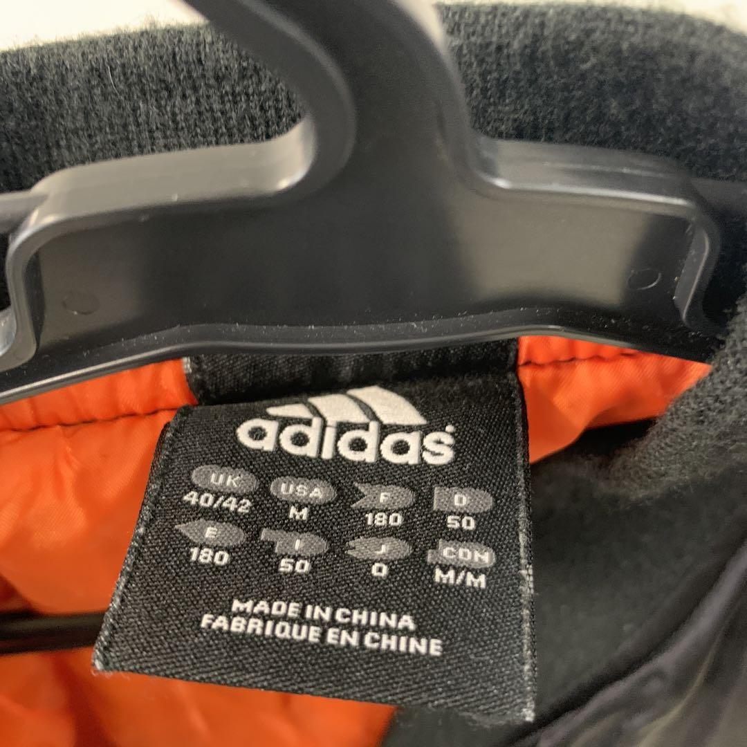 adidas MA-1ジャケット ブラック/ゴールド　サイズO