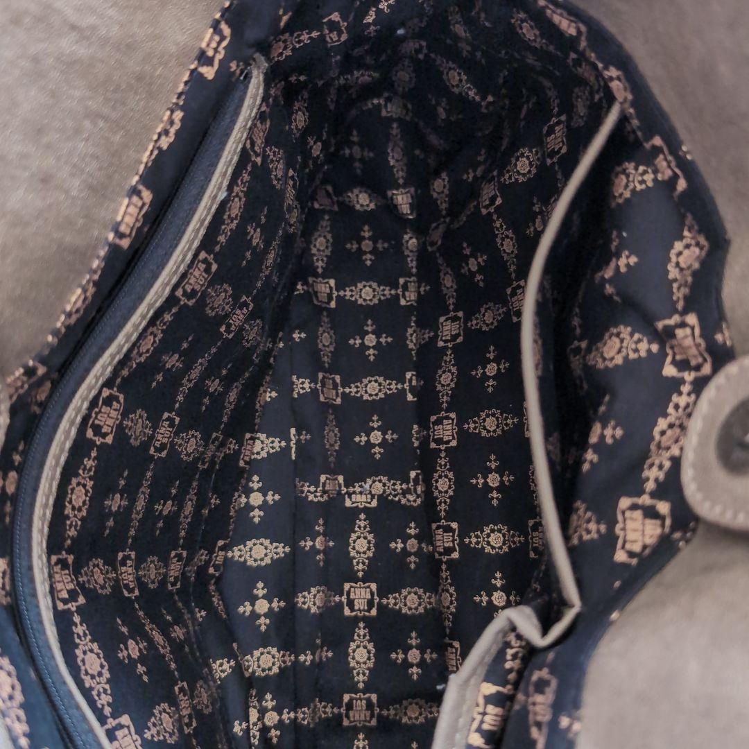 ✧極美品　ANNASUI y2k　Charm　totebag　leather