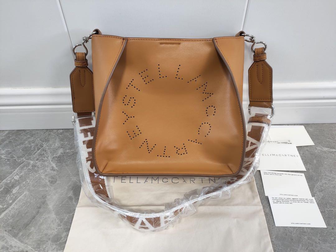 新品STELLA MCCARTNEY ショルダーバッグ クロスボディバッグ 茶色