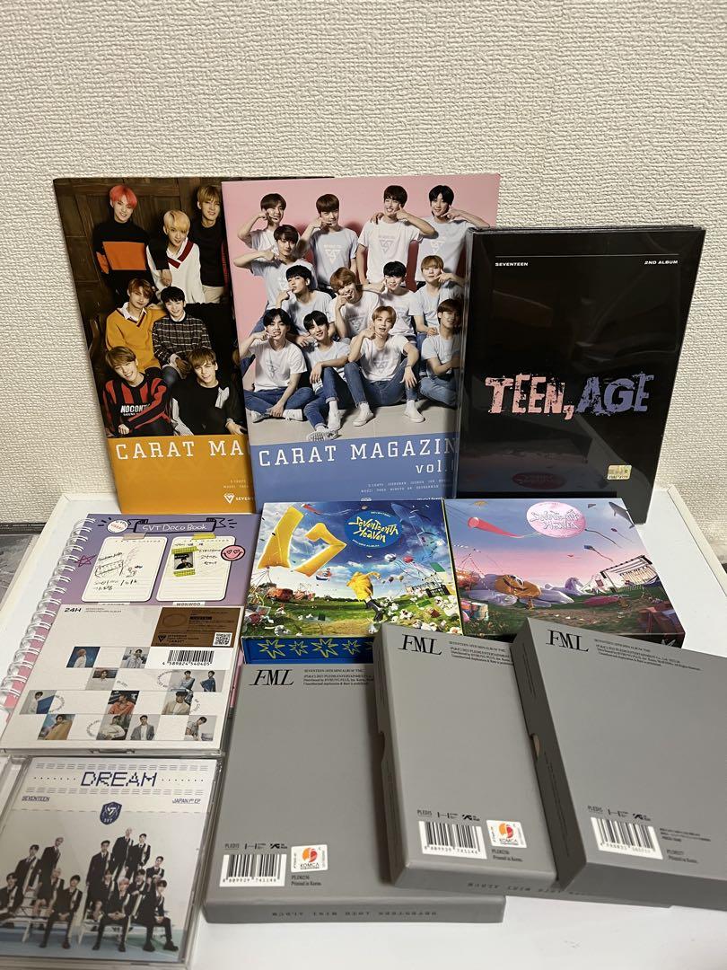 SEVENTEEN まとめ売り　CD DVD 2025年最新】SEVENTEEN dvd まとめ売りの人気アイテム - メルカリ