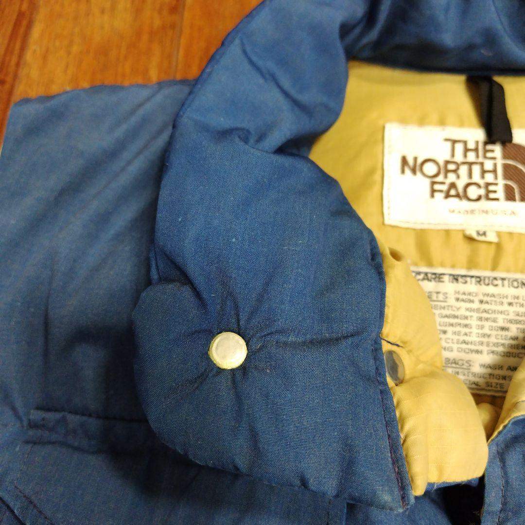 THE NORTH FACE　ダウンベスト メンズ Mサイズ 茶タグ USA