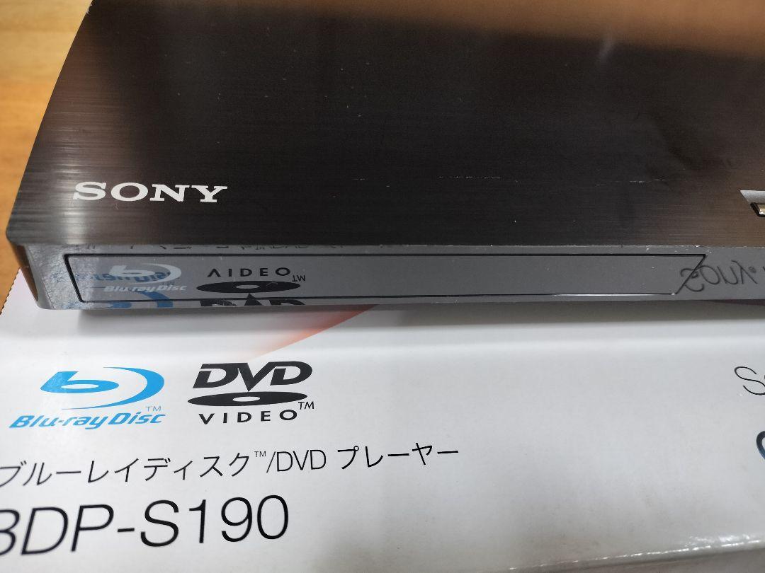 ブルーレイプレーヤー SONY ソニー BDP-S190 Blu-ray