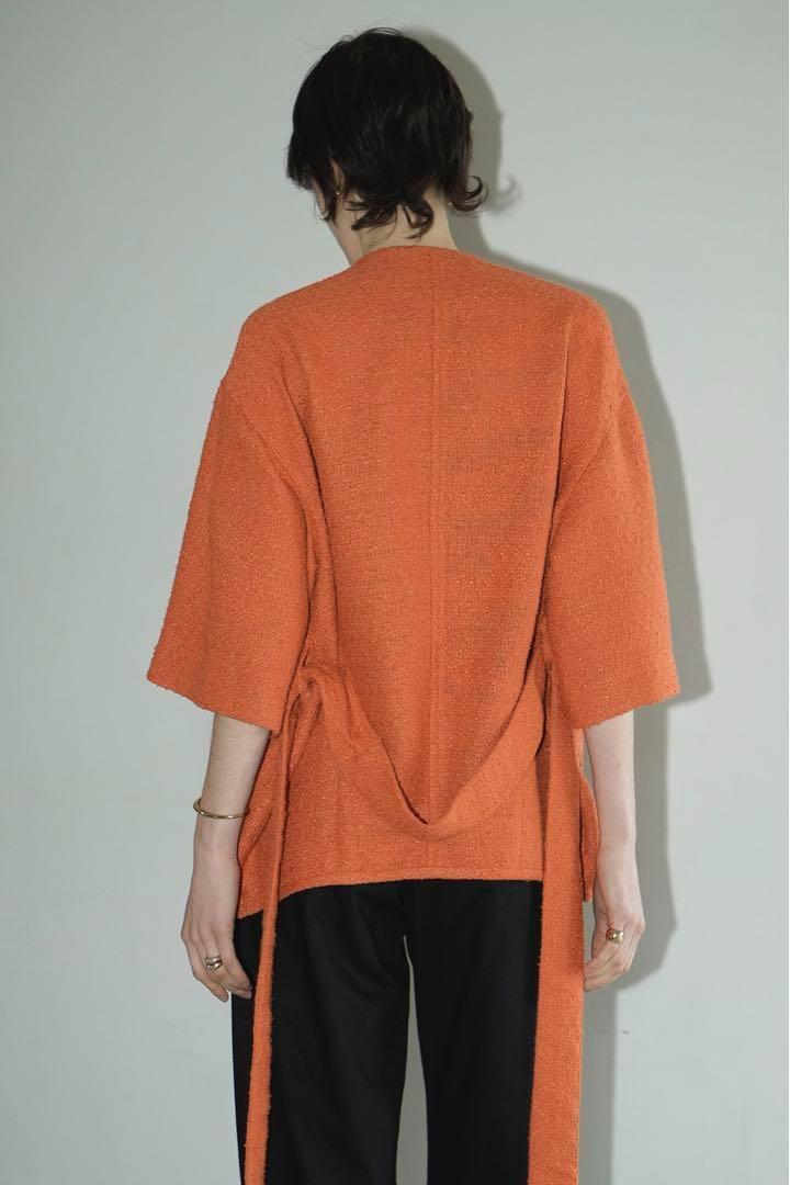 新品未使用　定価4万　クラネ　HALF SLEEVE TWEED JACKET