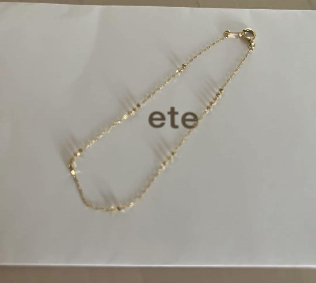 ete エテ　グレインブレスレット　　K18YG e_Grain ブレスレット
