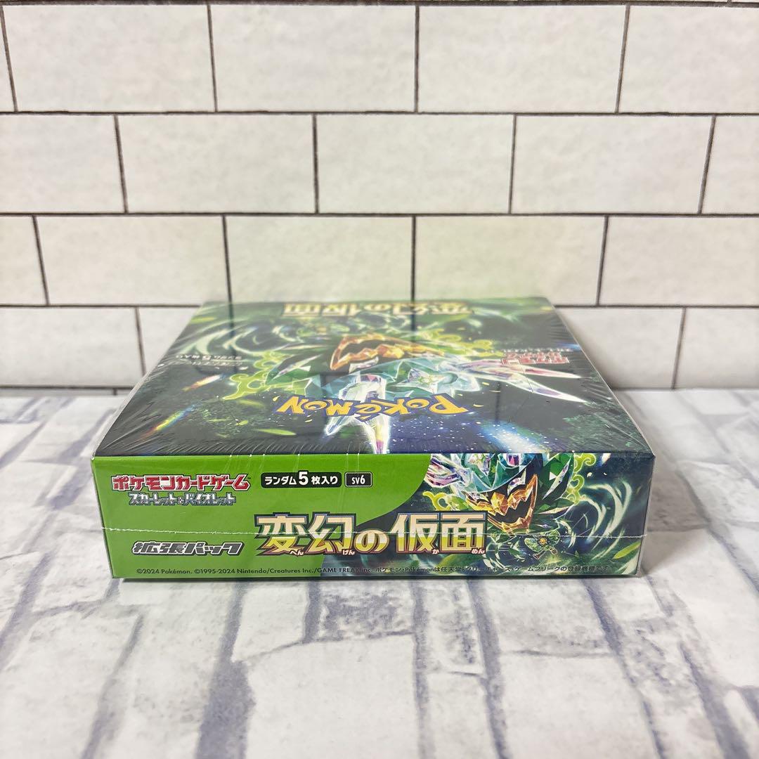 ポケモンカード　変幻の仮面　シュリンク付き　1BOX ポケモンカード 変幻の仮面 1BOX シュリンク付き - メルカリ