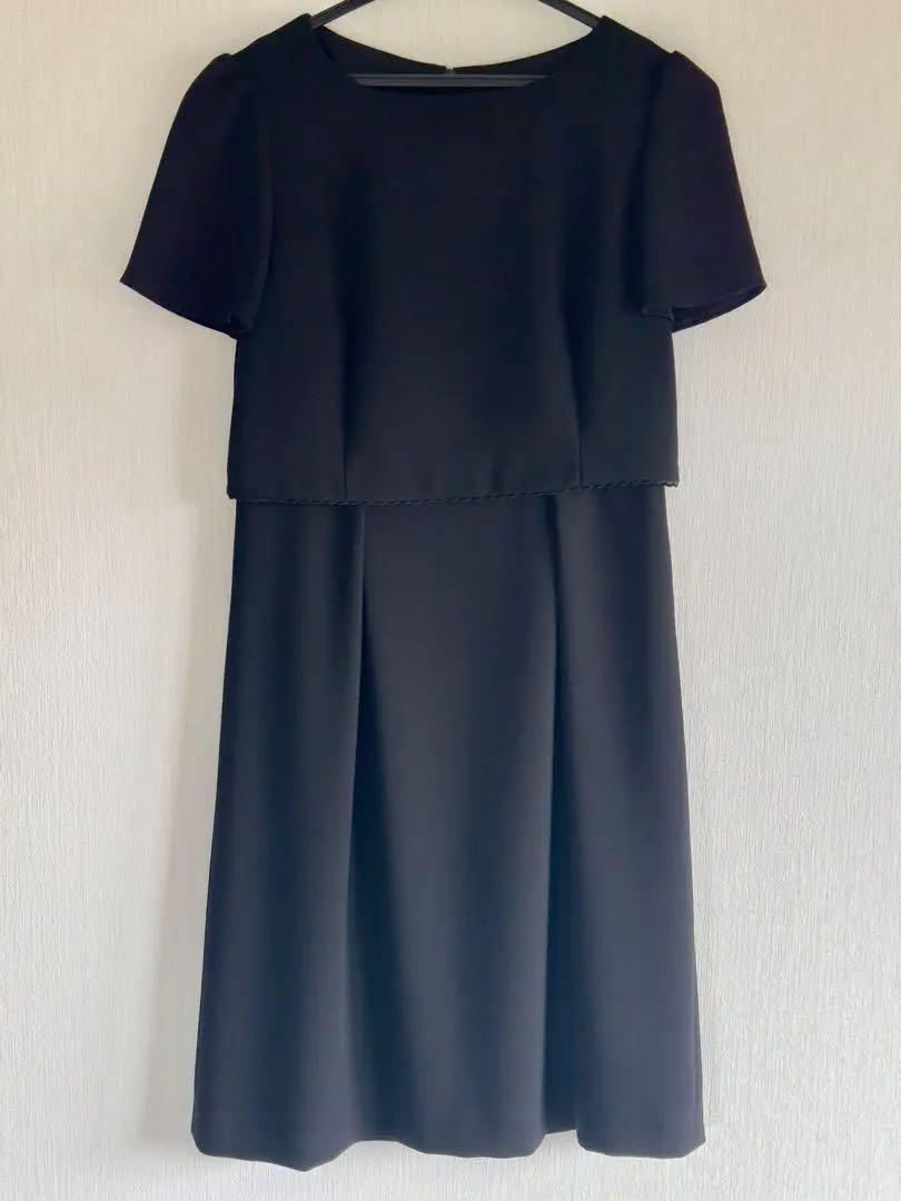 美品 ヒロミチナカノ ブラックフォーマル ワンピース