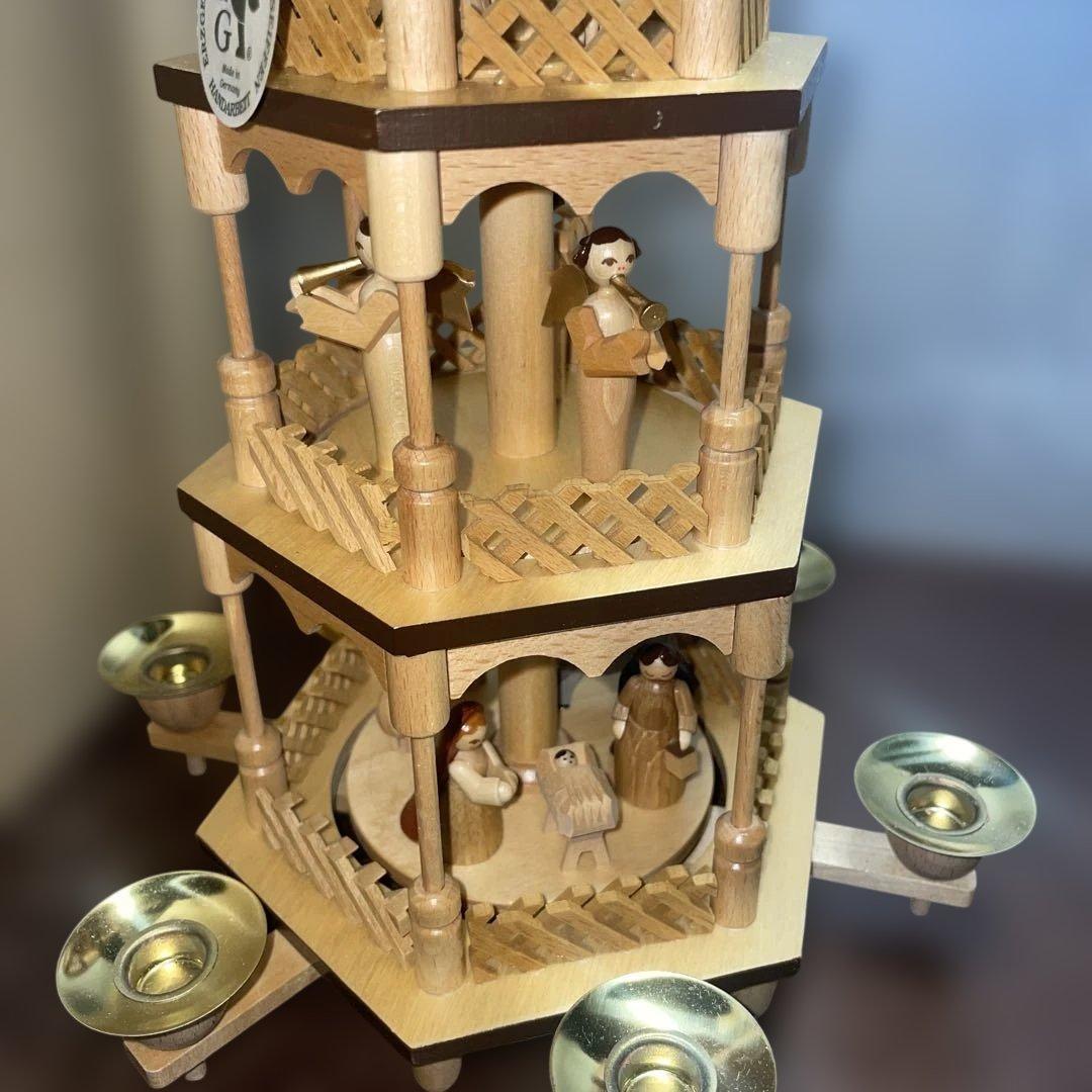 クリスマスピラミッド 3段ロウソク