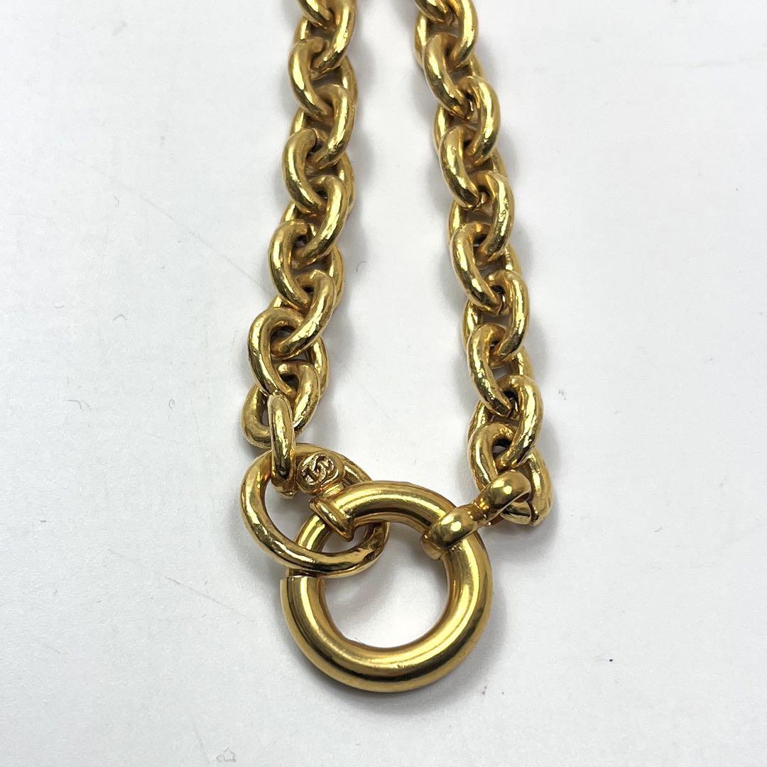 極美品□シャネル ココマーク ゴールドネックレス 喜平チェーン