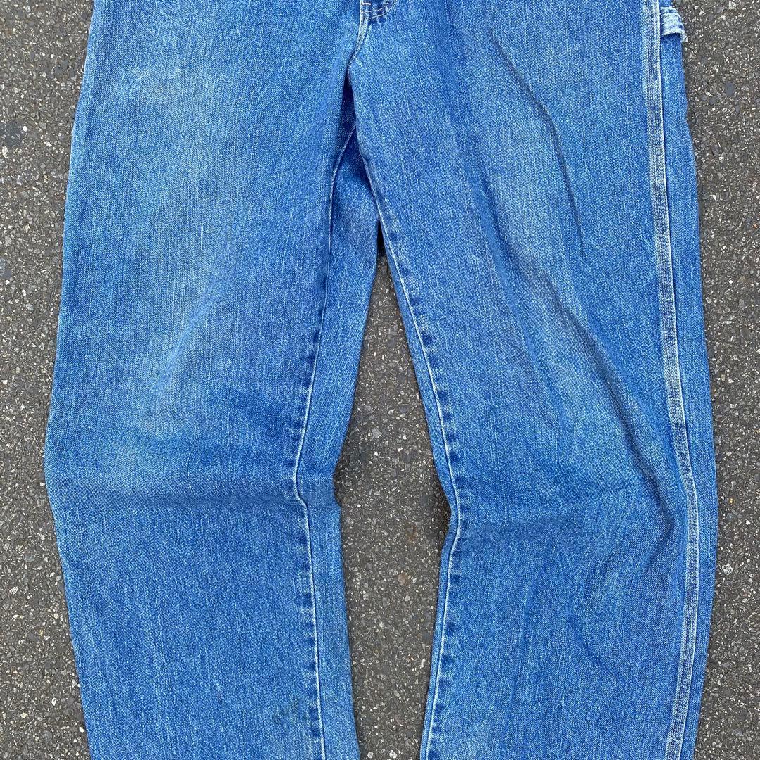 90s 00s DICKIES ペインターパンツ デニム インディゴブルー